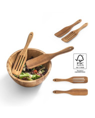 BATALI. Set de deux couverts en bois d'acacia