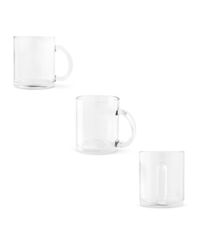 CARMO. Mug en verre 350ml pour sublimation