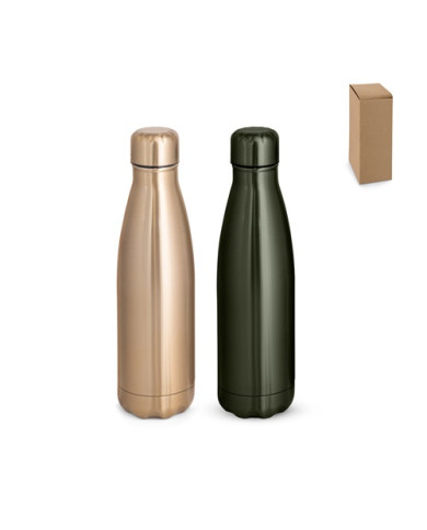 SHOW METALLIC. Gourde en acier inoxydable, finition métallique mate 510 ml