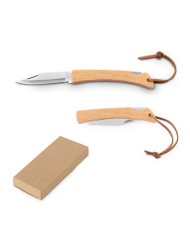 RANGER. Rasoir avec lame en acier inoxydable et manche en bambou