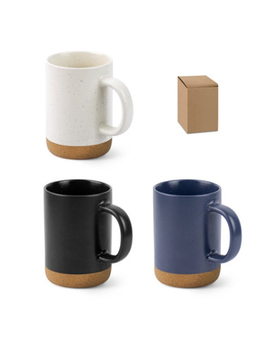 CONSTELLATION CORK. Tasse en céramique avec socle en liège 320 ml