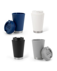 FIGLIOLI. Tasse de voyage en PP à double paroi, étanche