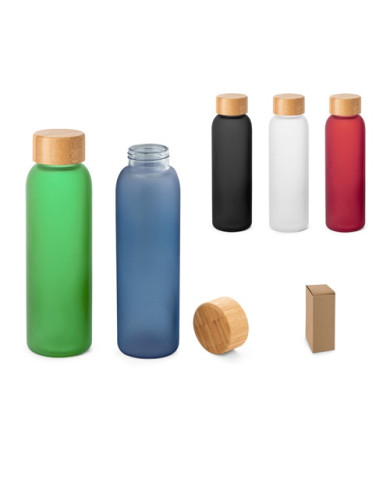 LILLARD GLASS. Bouteille en verre dépoli 520 ml
