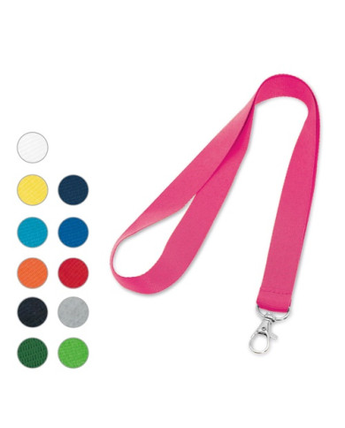 LARIAT polyester lanyard with metal carabiner | 2M Numérique
