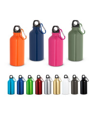 LANDSCAPE S. Bouteille de sport 400mL en aluminium avec mousqueton