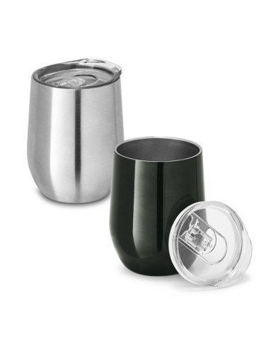 Vaso de viaje RONDE de acero 400 ml al vacío | 2M Numérique