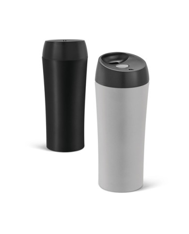 MONARDA travel mug 470 ml in steel and PP | 2M Numérique