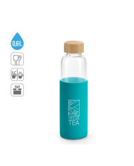DAKAR. Bouteille 600mL en bambou et verre borosilicate