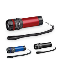 ZOOMIN. Lampe de poche en aluminium avec fonction zoom avec 3 modes d'éclairage