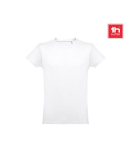 THC LUANDA WH. T-shirt homme en coton tubulaire. Couleur blanche