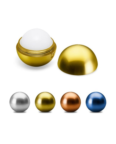 ALBA lip balm in a spherical ABS case | 2M Numérique