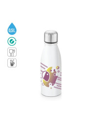 BILLY. Bouteille en aluminium 500mL avec bouchon en acier inox à sublimation