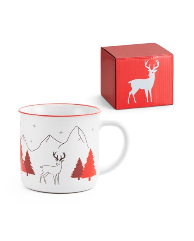 Taza VERNON X de cerámica navideña 350 ml | 2M Numérique