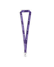 WINDSOR. SET Lanyard SUBLIMATION Long II (20 mm) en polyester recyclé (100 % rPET) avec mousqueton à porte de 20 mm