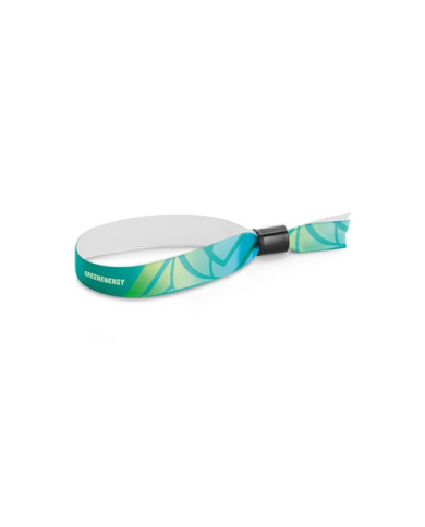 MENDOZA. SET Lanière SUBLIMATION Slim I (15 mm) bracelet en polyester avec fermoir de sécurité