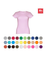THC SOFIA. T-shirt ceinturé en coton pour femme