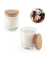 ZEN 180. Bougie aromatique dans une coupelle en verre avec un couvercle en liège 180 g