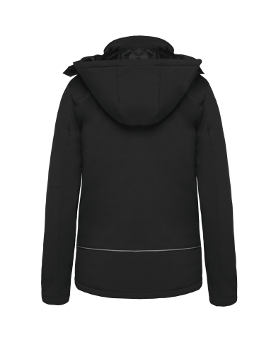 Parka softshell doublée capuche femme