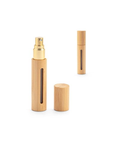 REESE. Atomiseur de parfum rechargeable avec boîtier en bambou naturel