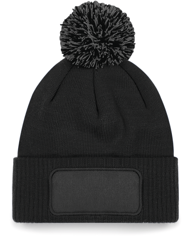 Bonnet à pompon patch Snowstar®
