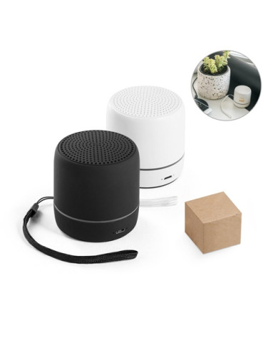 TURING. Haut-parleur portable 3W avec 4h d'autonomie en ABS recyclé (100% rABS)