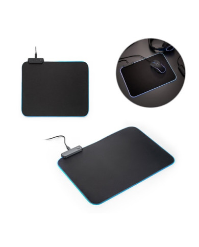 THORNE MOUSEPAD RGB. Tapis de souris gaming avec lumières LED RGB en polyester