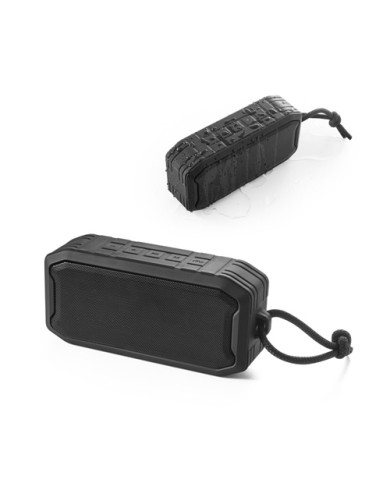 SHEERAN. Enceinte portable 10W avec IPX7 et autonomie de 9h en ABS recyclé