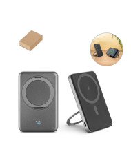 WARSHEL 5. Batterie nomade magnétique de 5 000 mAh avec chargeur sans fil ultrarapide de 15 W en ABS recyclé (100 % rABS) avec