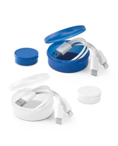 EMMY 3-in-1 USB cable in ABS and PVC | 2M Numérique