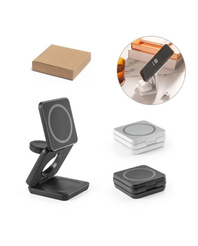 BROGLIE magnetic 4-in-1 folding charger, 15 W | 2M Numérique