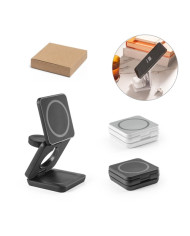 BROGLIE. Chargeur magnétique sans fil ultra-rapide 15W 4-en-1 en ABS recyclé (100 % rABS)