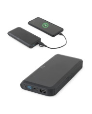 BECKER 10. Batterie nomade de 10 000 mAh en ABS recyclé (100 % rABS) avec chargeur sans fil ultrarapide de 15 W