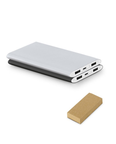 NOBEL. Power bank 7'200 mAh en aluminium recyclé (100 % rAL)