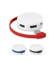 GARDNER. HUB avec câble et 4 ports USB-A en ABS