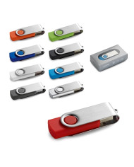 CLAUDIUS 8GB. Clé USB 8GB avec attache en métal