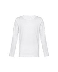 THC BUCHAREST WH. T-shirt en coton à manches longues pour hommes