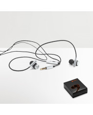 VIBRATION. Ecouteurs avec micro en metal et ABS