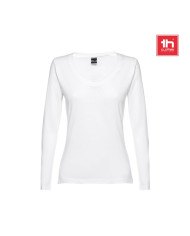 THC BUCHAREST WOMEN WH. T-shirt à manches longues ceinturé pour femmes