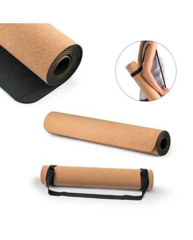 GERES cork and TPE yoga mat 3.7 mm | 2M Numérique