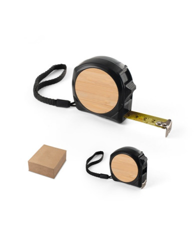 ODENSE V 5 m tape measure, recycled ABS and bamboo | 2M Numérique