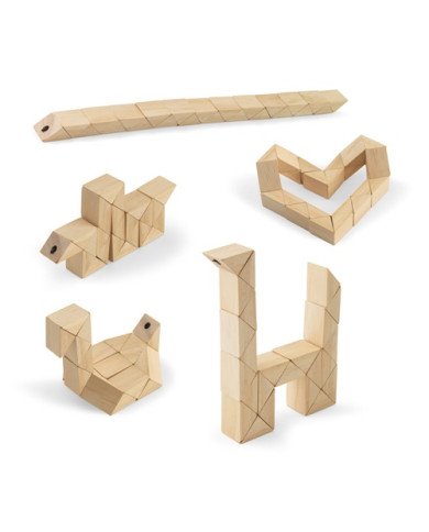 THINKO. Puzzle en bois avec 24 pièces
