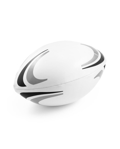 LOMU grey and black rugby ball | 2M Numérique