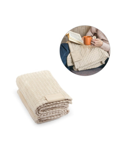 CELINE. Couverture en polyester recyclé (100% rPET) avec détail cousu pour la personnalisation