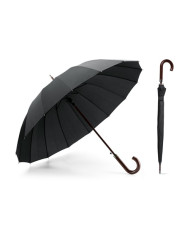 HEDI. Parapluie à 16 baleines en pongee 190T avec ouverture automatique