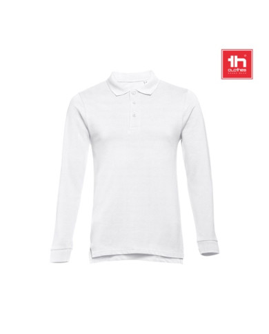 THC BERN WH 3XL. Polo à manches longues pour homme