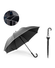 FINNLEY. Parapluie 27" en polyester recyclé (100% rPET) pongé 190T coupe-vent