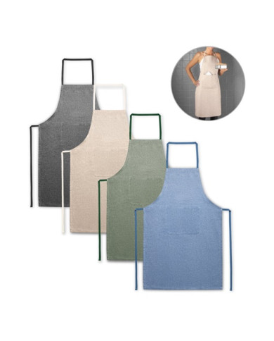 ZIMBRO. Tablier avec coton recyclé (140 g/m²)