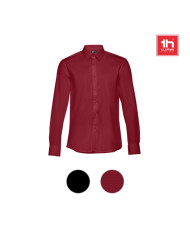 THC PARIS. Chemise en popeline à manches longues pour hommes