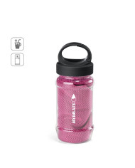 ARTX PLUS. Ensemble de bouteille en PP et PET et serviette de sport en polyamide et polyester
