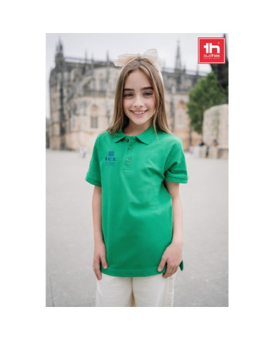 THC ADAM KIDS. Polo à manches courtes en coton pour enfants (unisexe)